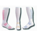 Breathable Mesh Calf Volleyball Socks w/ Colored Heel & Toe (7-11 Medium)